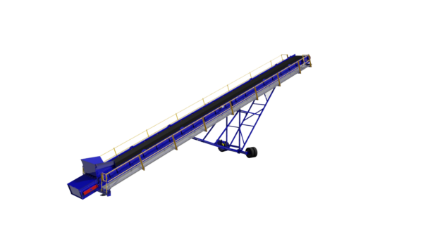 A render of a Tuffman Stacker Conveyor