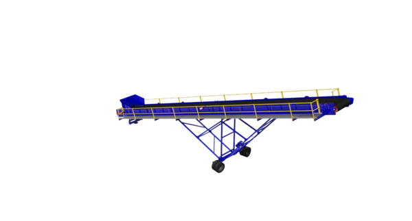 A render of a Tuffman Stacker Conveyor