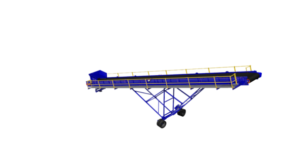 A render of a Tuffman Stacker Conveyor